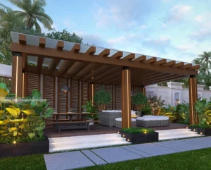 Pergola dan Gazebo: 